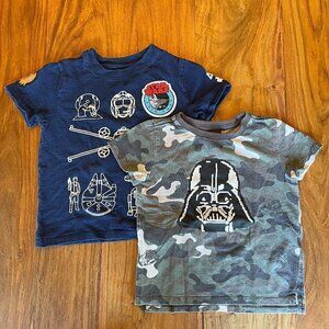 Star Wars T-shirt Bundle Cotton On/ Gap Baby Size 2 & 3 🚀